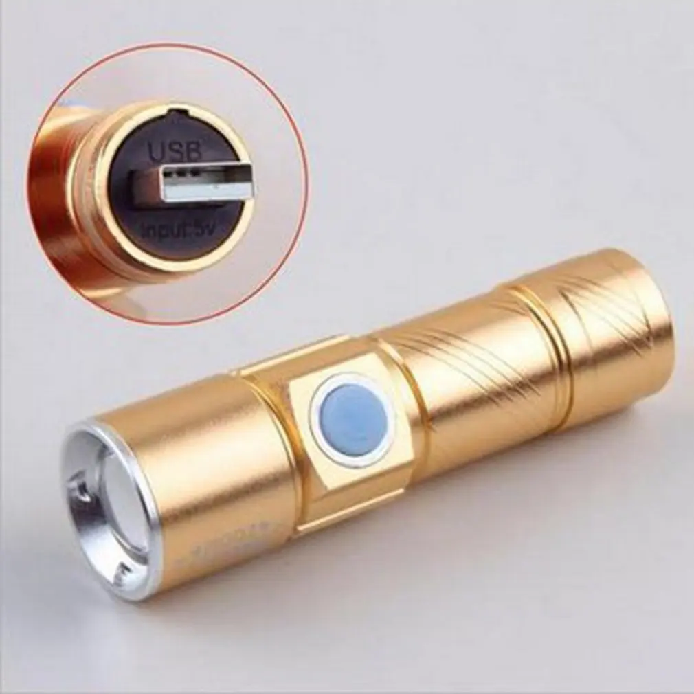Мощный фонарик, зарядка через usb, мини фонарик, велосипедные фары, освещение, фонарик, зарядка через usb порт