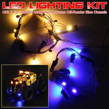 

LED Light Lighting Kit For Technic 42099 4x4 For X-Treme Off-Roader Blue Chassis Car Bricks Toy(not included the model)