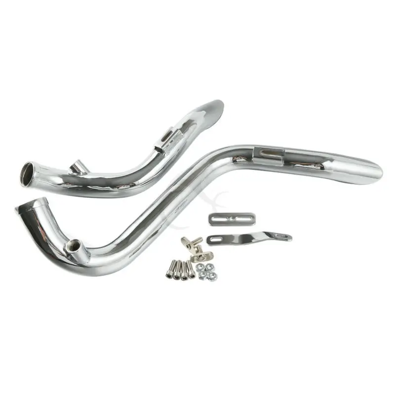 Мотоколле1.7" 13/4" тяговые трубы выхлопные для Harley Softail Sportster 883 1200 пользовательские Forword control Dyna Touring Electra Glide
