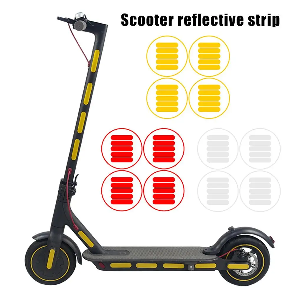 

Electric Scooter Reflective Sticker Night Safety Strip Reflective Light Warning Sticker For Xiaomi M365 M365Pro M 365 Pro PVC