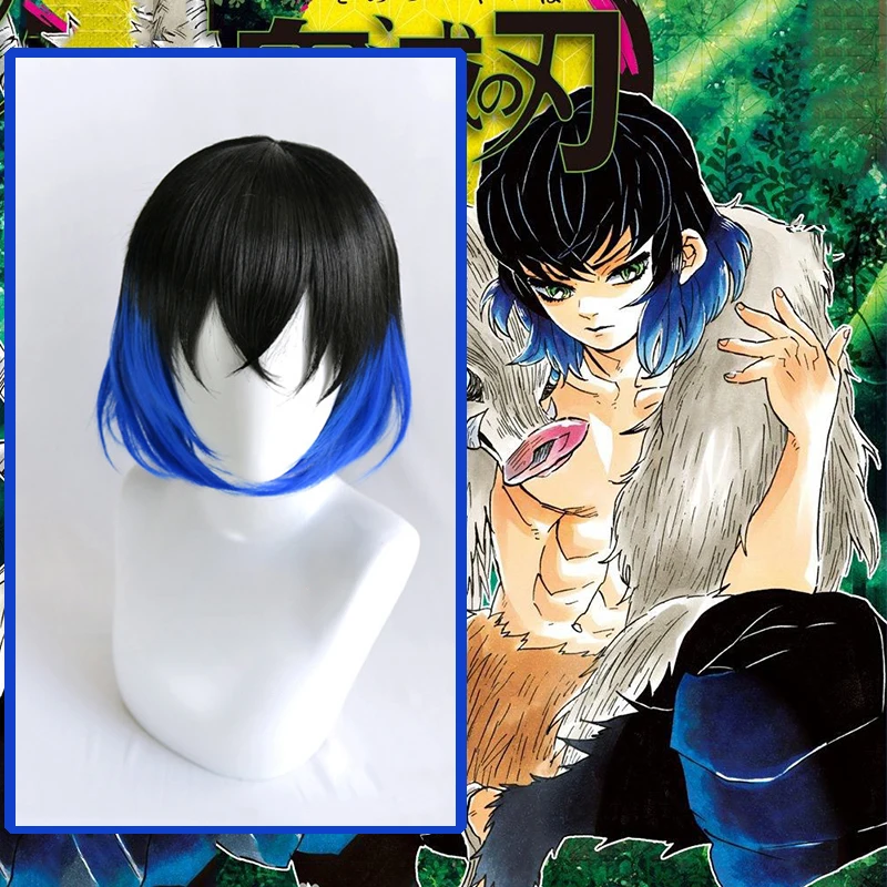 

Anime Demon Slayer Kimetsu No Yaiba Cosplay Wigs Inosuke Hashibira Cosplay Wig Synthetic Wig Hair Halloween Party Blade Of Demon