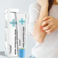 1pcs Herbal Antibacterial Cream Psoriasis Cream Anti-itch Relief Eczema Skin Rash Urticaria Desquamation Treatment 20g
