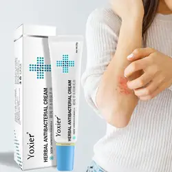 1pcs Herbal Antibacterial Cream Psoriasis Cream Anti-itch Relief Eczema Skin Rash Urticaria Desquamation Treatment 20g