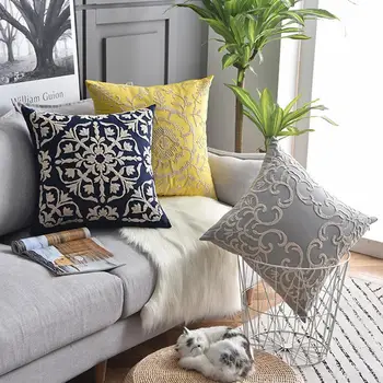 

Hot Modern Simple Decorative Pillowcases New Print Pillow Cases Polyester Throw Pillow Cover Home Party Hotel Textile 45cm*45cm