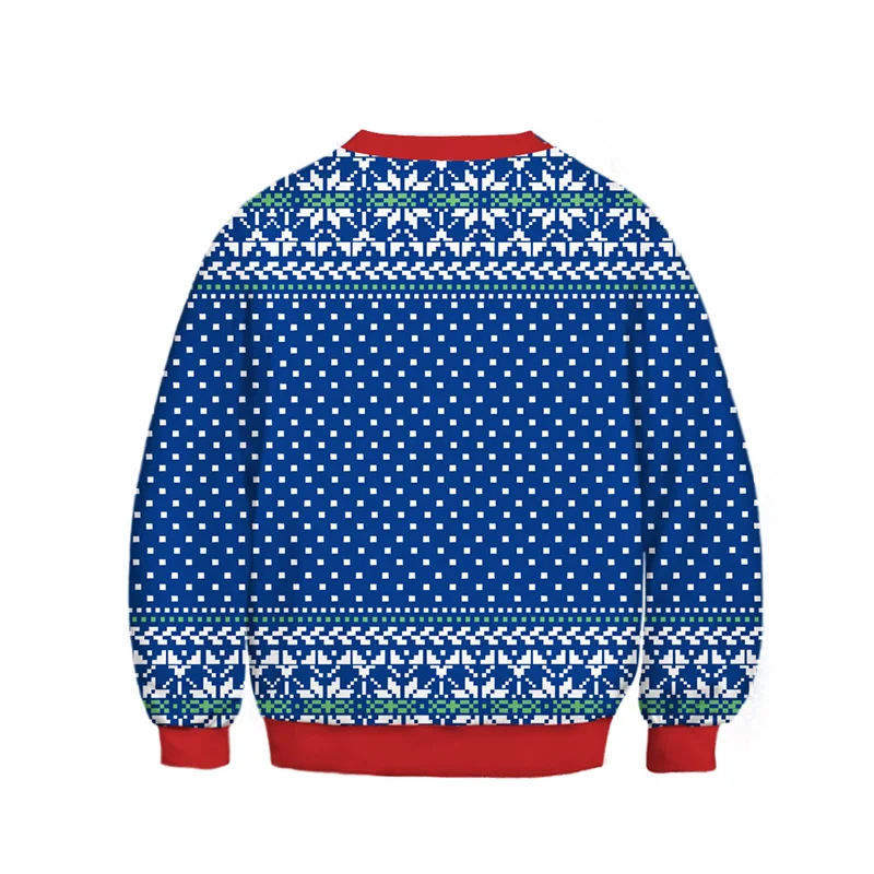 New Autumn Children Boys Sweatshirts Fashion Digital Print Kids Long Sleeve Round Collar Sweatshirt Boys Girls Clothes 8-14 Y