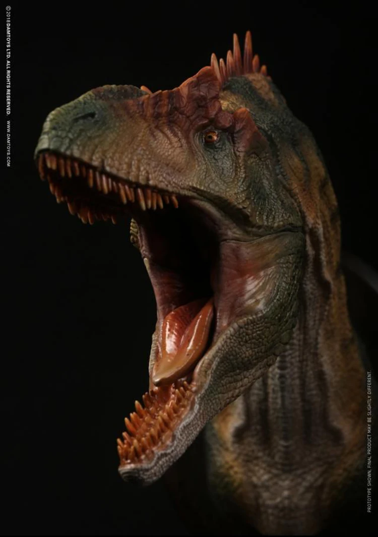 Коллекционная голова ALLOSAURUS с бюстом статуя MUS010A/B музейная серия игрушки
