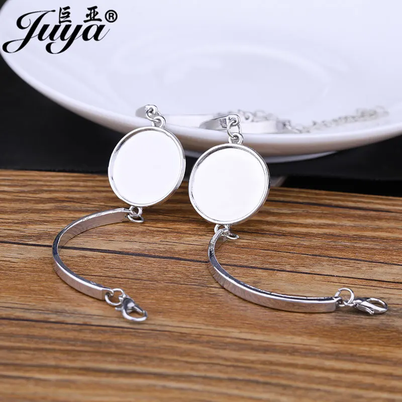 4pcs/lot Cabochon Bracelet Base Bangle Setting Blank Tray For Jewelry  Making Findings DIY Women Bracelets Supplies Accessories - AliExpress