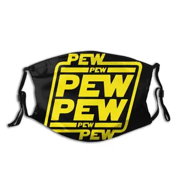 

Pew Star Wars Sci Fi Non-Disposable Mouth Face Mask Anti Haze Dust Protection Cover Respirator Muffle Mask with Filters