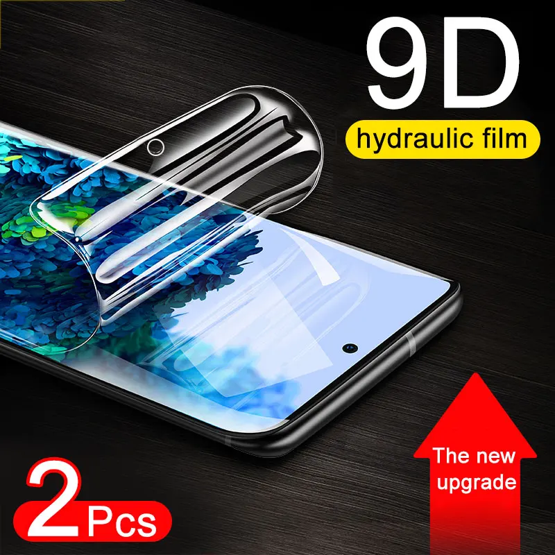 

2Pcs 9D Screen Protector For Samsung Galaxy S20 S10 S9 S8 Plus Ultra Full Cover Hydrogel Film For Samsung S6 S7 Edge Not Glass