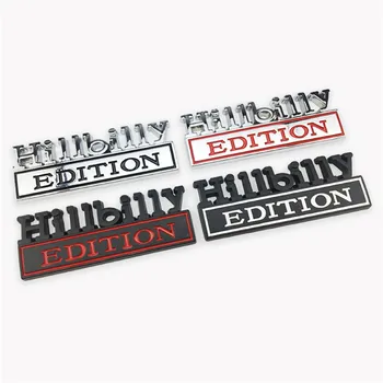 

Car Styling Rear Trunk Sticker for Toyota Hillbilly Edition Yaris Land Prado Avensis Corolla Camry Rav4 Hilux Prius Accessories