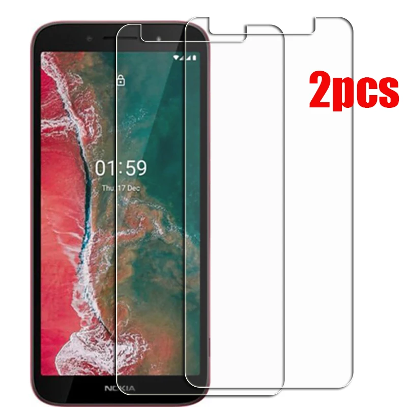 Закаленное защитное стекло для Nokia C1 Plus C1Plus TA-1312 5 45 дюйма Защитная пленка экрана