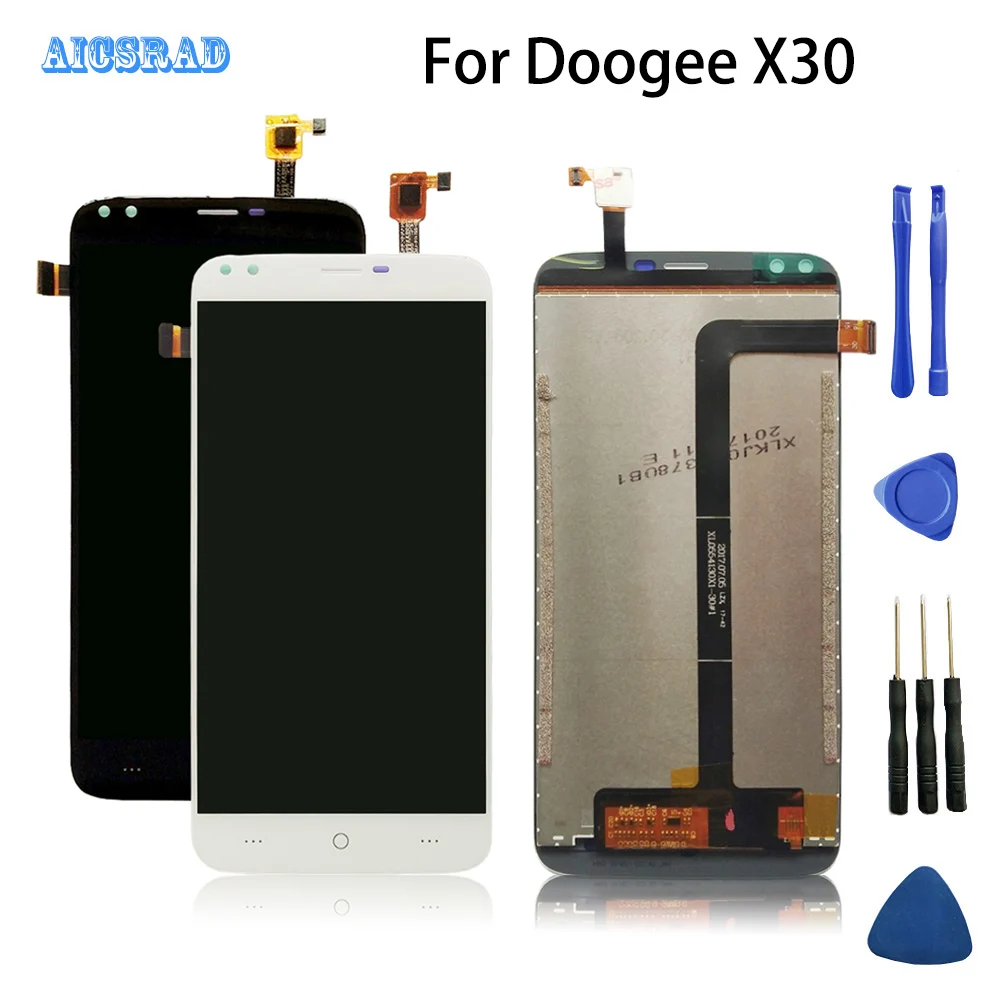 AICSRAD Для DOOGEE X30 ЖК дисплей и сенсорный экран в сборе идеальный ремонт часть