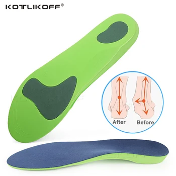 

KOTLIKOFF EVA Orthotic Insoles Flat Feet arch support insoles orthopedic height 2.5cm Comfortable Sport Running insoles Foot Pad