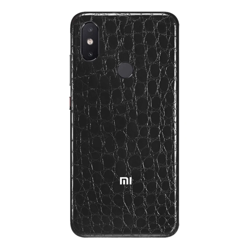 

YCSTICKER Leather Skin Pattern Sticker For Xiaomi8 8se 8Youth Back Film Thin Protective Cover Paste Rear Decorative Sticker