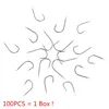 100PCS 1 Box High Carbon Steel Circle Owner Fishing Hooks Freshwater Fishhook hole Strong carp Fish Tackle High Quality ► Photo 2/6