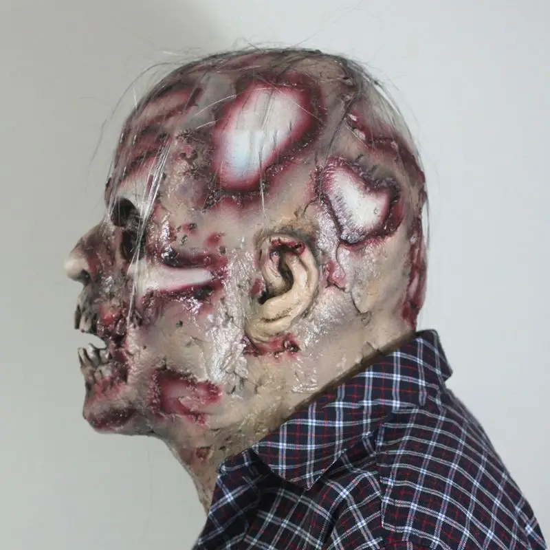 Хэллоуин ужас маска зомби-маски косплей вечерние кровавые противные гнить лицо