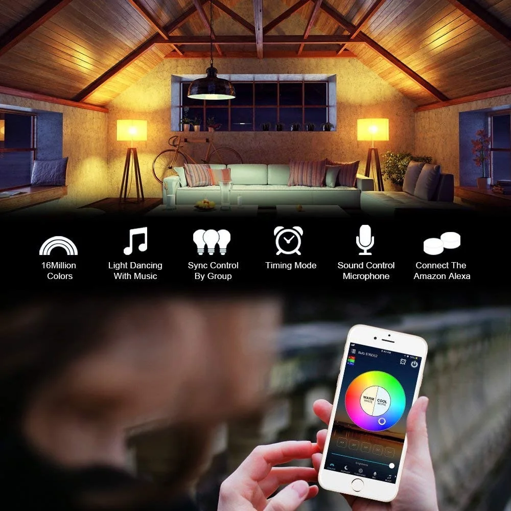 Светодиодная ленсветильник с Wi Fi 15 м RGB 5050 SMD гибкая Водонепроницаемая