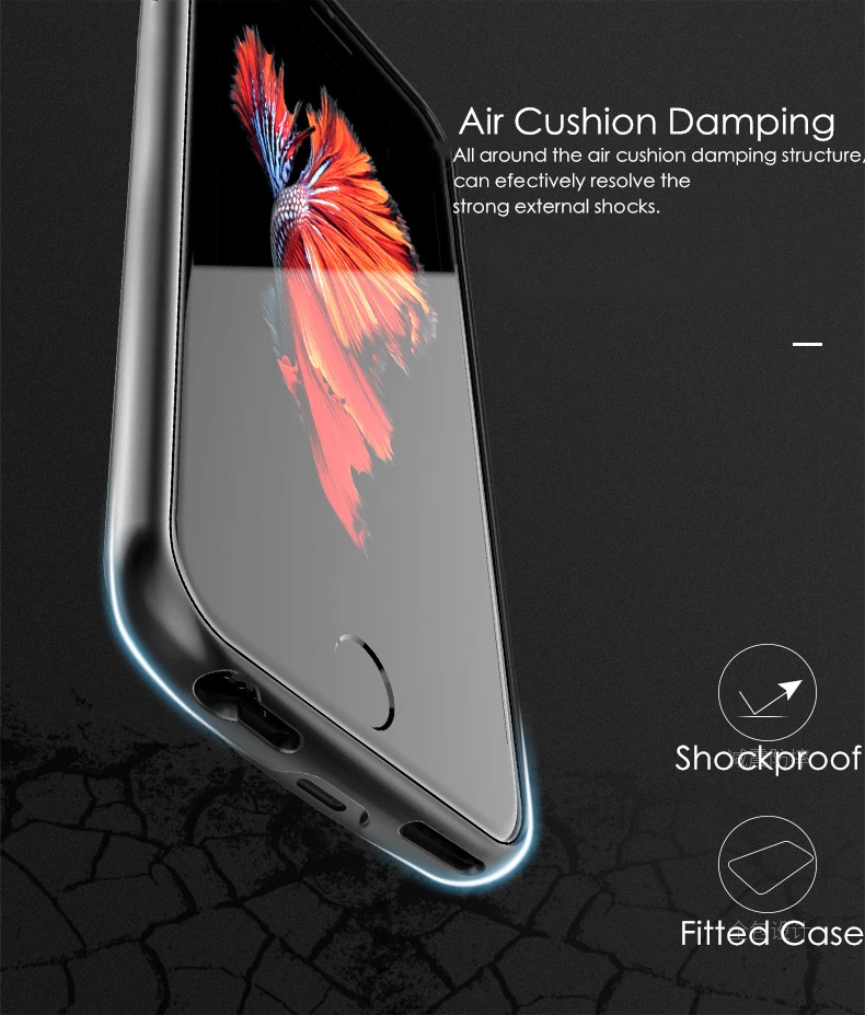 Для iPhone 8 7 6 зарядное устройство чехол аудио ультратонкий Магнитный 4000mAh 5500mAh Powerbank для iPhone 6 7 8 Plus чехол для батареи