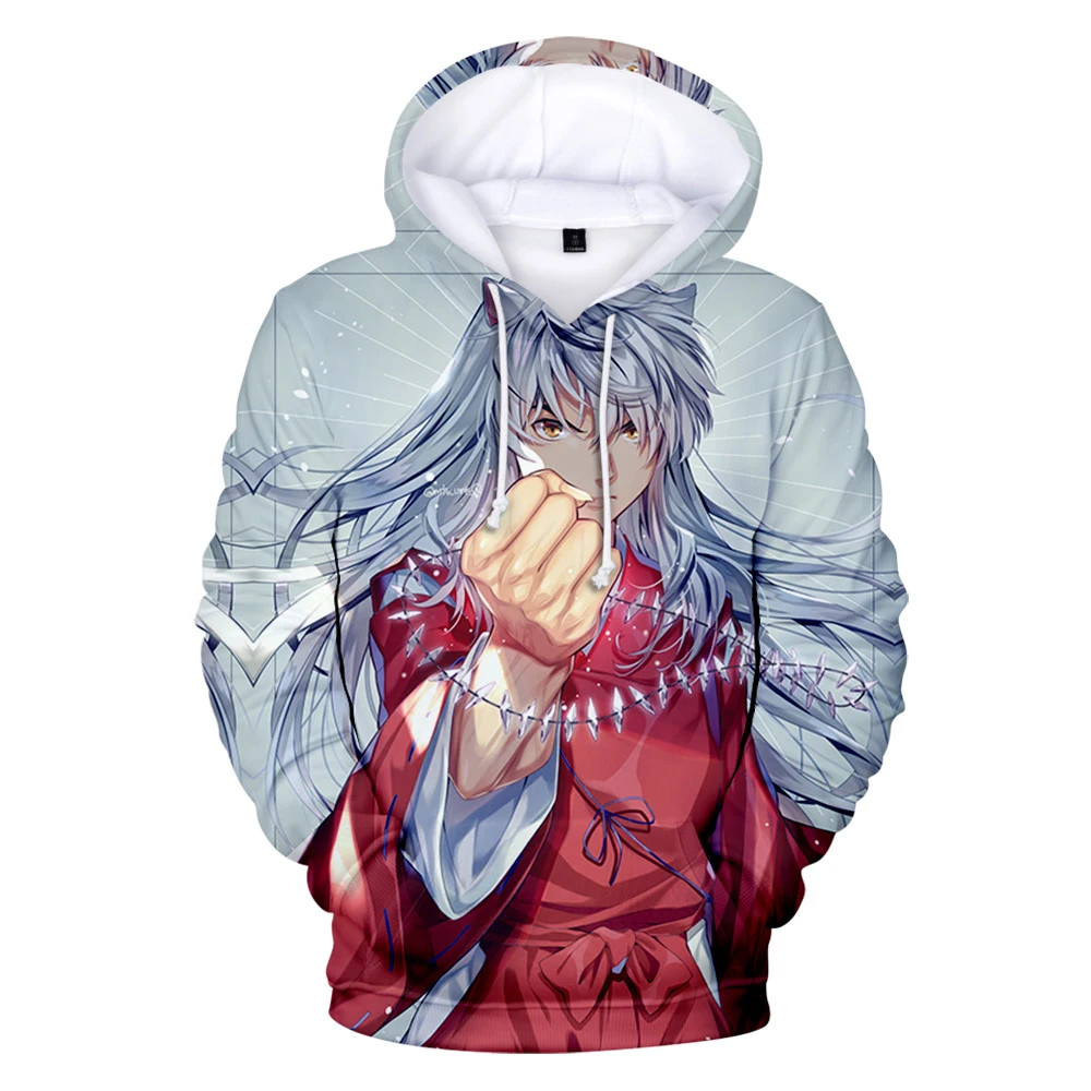 Горячая Распродажа 3D Аниме толстовки Inuyasha героев из мультфильмов аниме манга Inuyasha Толстовка Для мужчин/wo Для мужчин и детей с длинными рукавами для мальчиков и девочек прикольная верхняя одежда