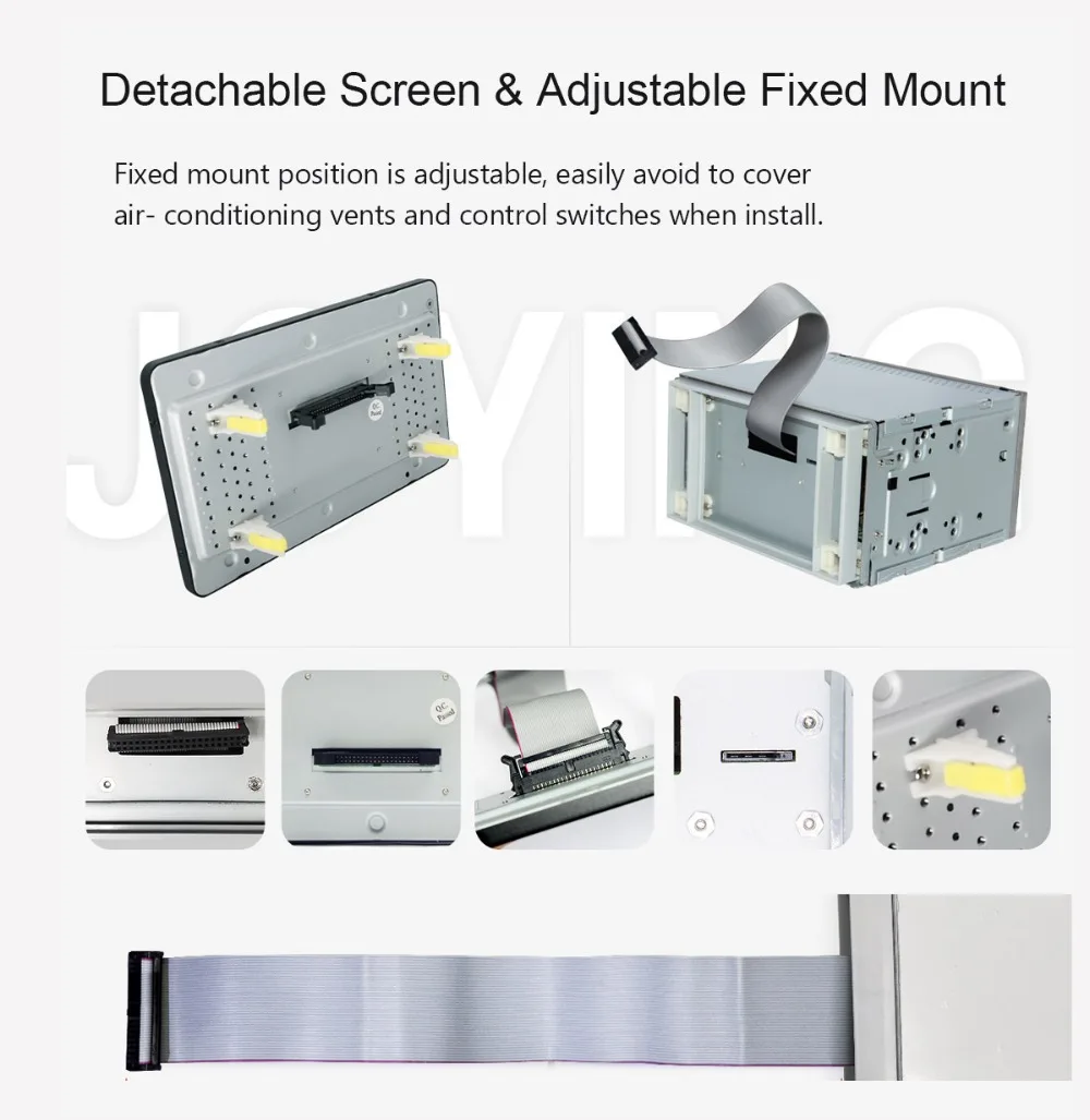 Flash Deal JOYING 10.1 inch IPS Screen 2 din car radio Android 8.1 Octa Core stereo audio radio player 4+64GB built in 4G&DSP SWC GPS Maps 11