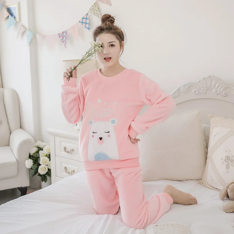 Зима 9703# M L XL gram 260 комплекты фланелевые курительные куртки с рисунком для молодых девушек