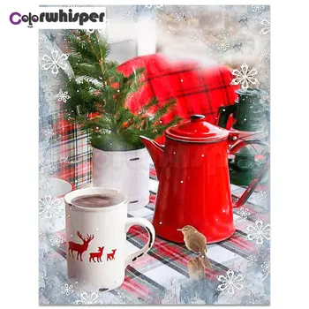 

Diamond Painting Full Square/Round Drill Christmas Coffee 5D Daimond Embroidery Cross Stitch Mosaic Rhinestone Picture S758