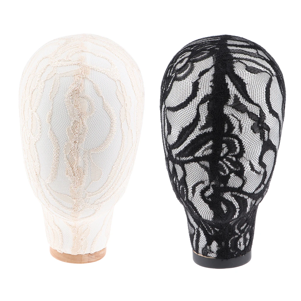 22'' Lace Foam Block Head For Hair Extension Lace Wigs Making and Display Styling Mannequin Manikin Head with Detachable Stand