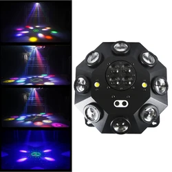 Projecteur LED 5 en 1, effet de scène, faisceau Laser, stroboscope, lumière Flash DMX, yeux d'abeille, Laser pour Dj discothèque, fête, Clubs de mariage 