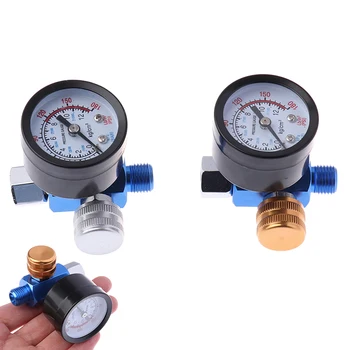 

1/4NPT HVLP Spary Gun Regulator Air Pressure Gauge Regulator For Spray Gun