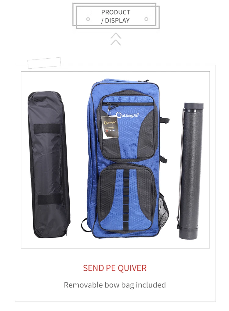 Tiro com Arco Mochila com Tubo de Seta Arco e Flecha Recurvo Takedown Mochila Bolsa Acessórios 2 Tiro com arco recurvo takedown mochila mochila