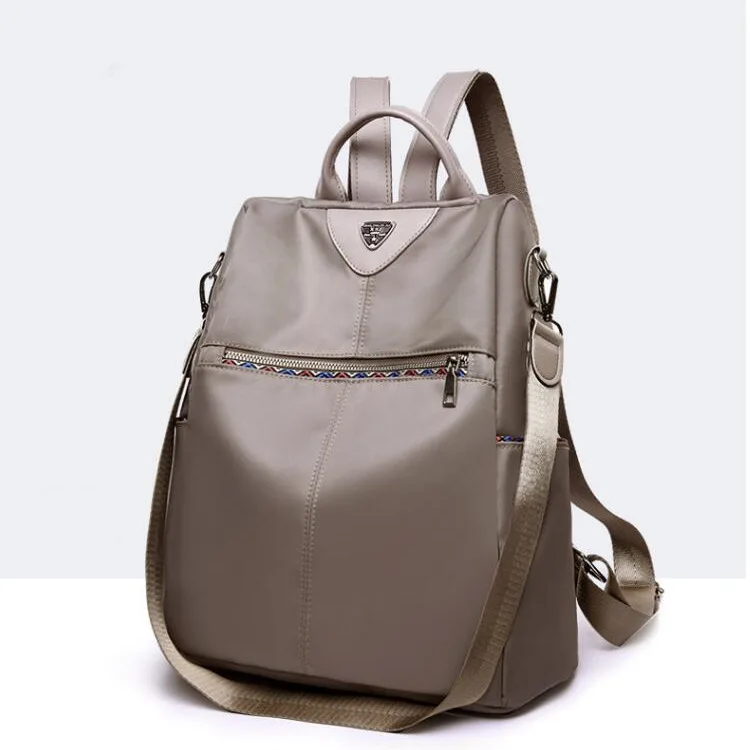 Стильный женский рюкзак с двойной спинкой в студенческом стиле, женский кружевной декоративный рюкзак с карманами спереди и сзади