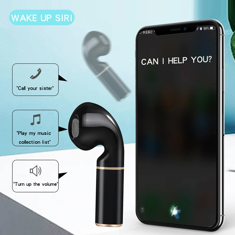 Беспроводные наушники с двумя ушами, с автоматической загрузкой, в ухо, Спортивная bluetooth-гарнитура 5,0 подходит для смартфонов xiaomi huawei iphone