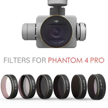 

PGYTECH Drone Lens Filters UV ND4 8 16 32 64 CPL For DJI Phantom 4 Pro Drone