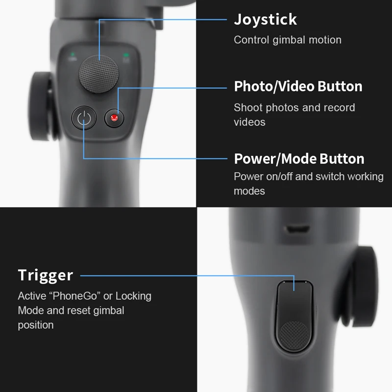 EYEMIND 3-осевой портативный смартфон шарнирный стабилизатор для камеры GoPro VS Zhiyun Smooth 4 модели мобильного телефона Android спортивные камеры