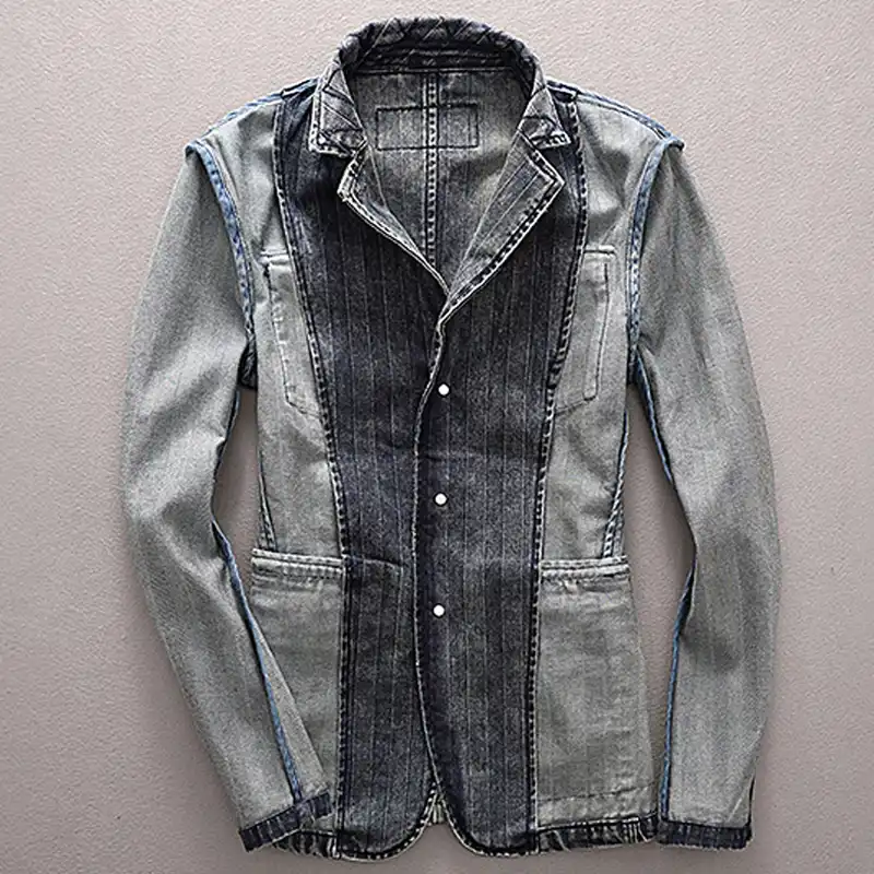 big and tall denim suits