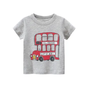 

2020 Boys T shirt Kids T-Shirts Summer Top Girls T-shirt koszulka Tracktor Koszulki Meskie Roupa Menina Enfant Animal Unsex Tee