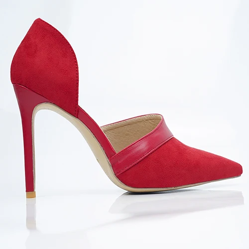 Женские летние сандалии-гладиаторы на высоком тонком каблуке 12 см с пряжкой и открытым носком; офисные сандалии с вырезами; вечерние туфли-лодочки; женская свадебная обувь - Цвет: red