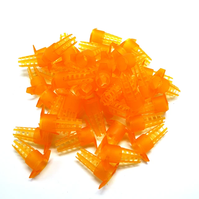 50Db Méhész Eszközök Harapásellenes Védőnövelő Rendszer Borítás Sárga Műanyag Méhkék Ketrec Cella Védelmi Ketrecek - Image 2