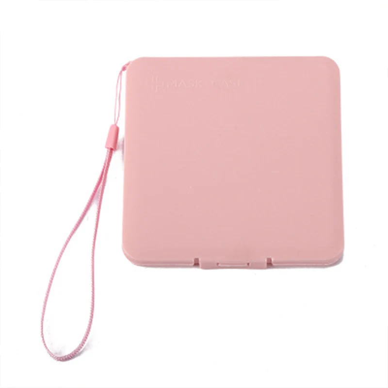 2021 Matte KN95 Save Mask Holder Temporary Storage Flip Cover Dust-proof Portable Outdoor Disposable Mask Storage Box Organizer