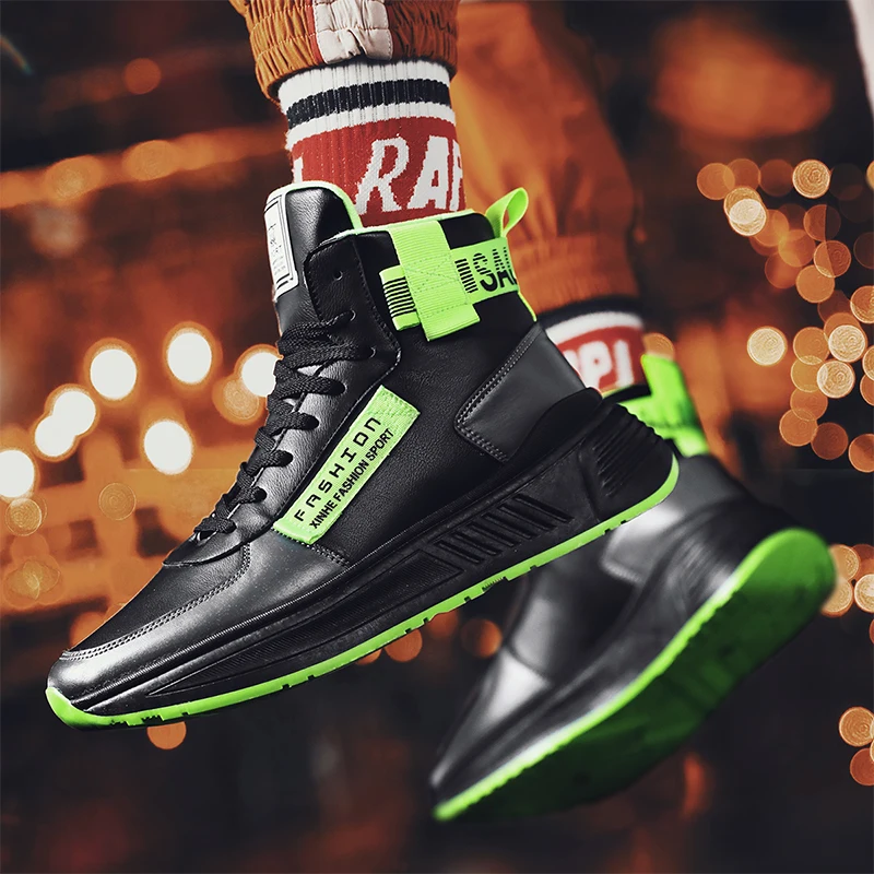 

Chunky Sneakers Men Winter Thick Bottom Shoes Breathable Hip Hop Sneakers Tenis Masculino Adulto Zapatos De Hombre Men Shoes