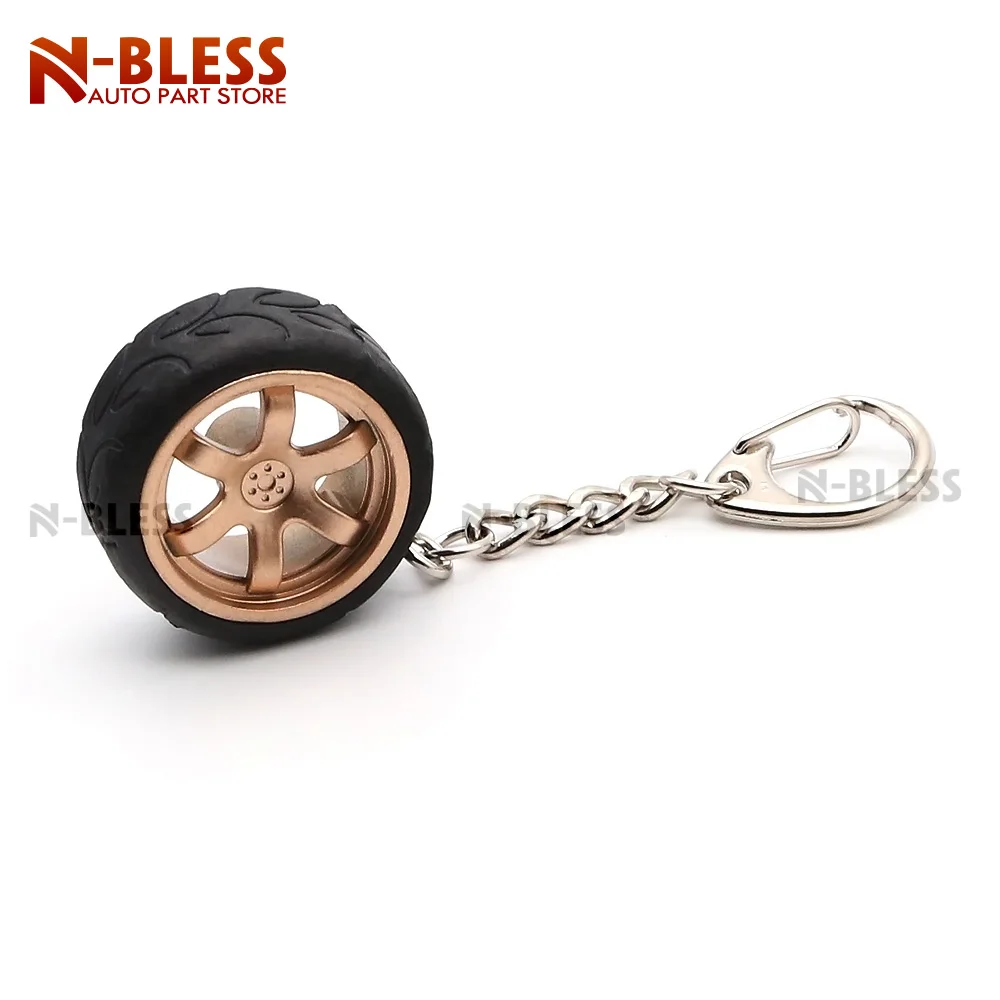 Car Keychain Wheel Hub  (2)