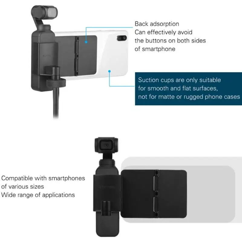 Sunnylife складной держатель для смартфона на присоске для DJI Osmo Pocket