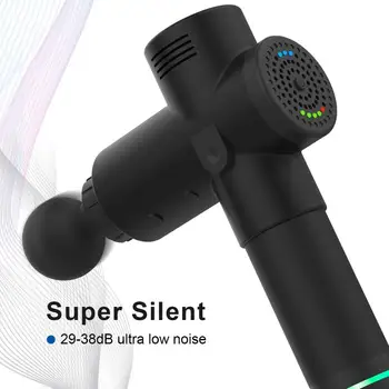 

Touch Screen Button Massage Gun Percussive Vibration Muscle Massager Fascia Gun Fascia Deep Vibration Therapy Massager
