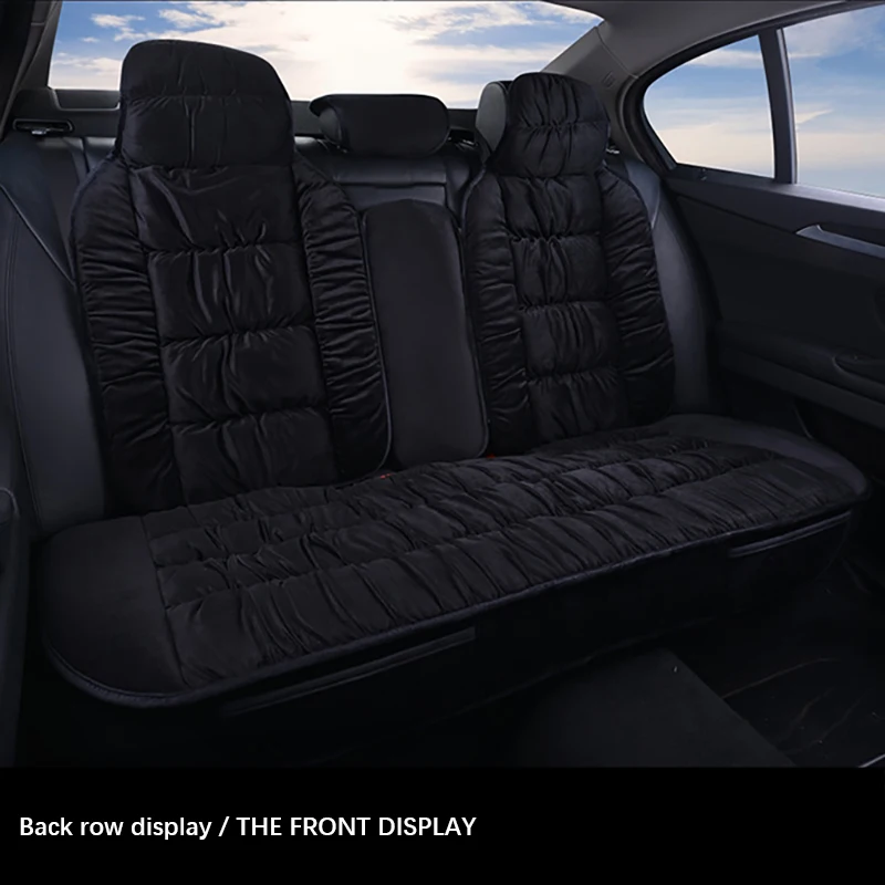 

Universal Warm Rear Car Seat Cover Winter Plush Cushion Faux Fur Material For Car Seat Protector Mat Car Interior Accessories