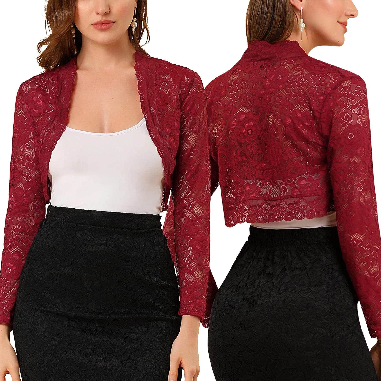 Bolero in maglia trasparente - Italia