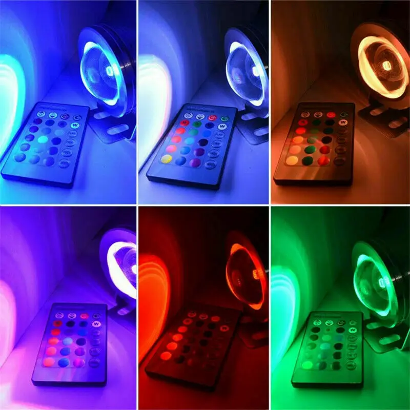 รูปสินค้า ไฟ LED สีน้ำพุ สระ กันน้ำ RGB สี 10W-15W