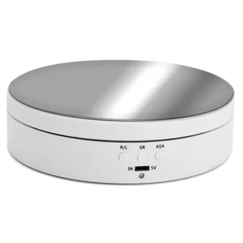

Speed Adjustable Rotating Display Stand 360 Degree Electric Rotating Product Display Turntable for Model Jewelry Watch Display