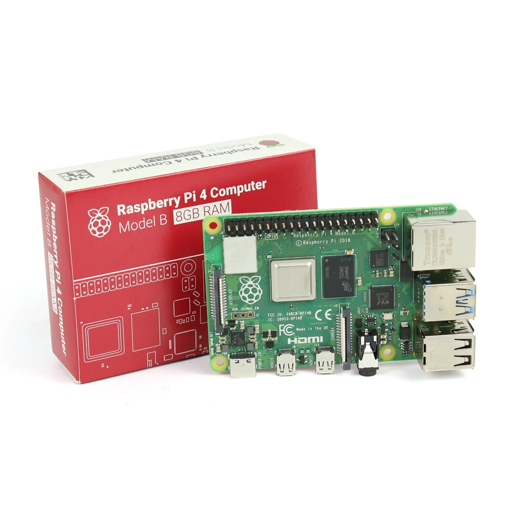 Raspberry pi Modelo b 8gb de Ram Versão 1.2 Bcm2711 Quad Core Cortex-a72 Braço v8 1.5ghz Mais Recente - Imagem 3