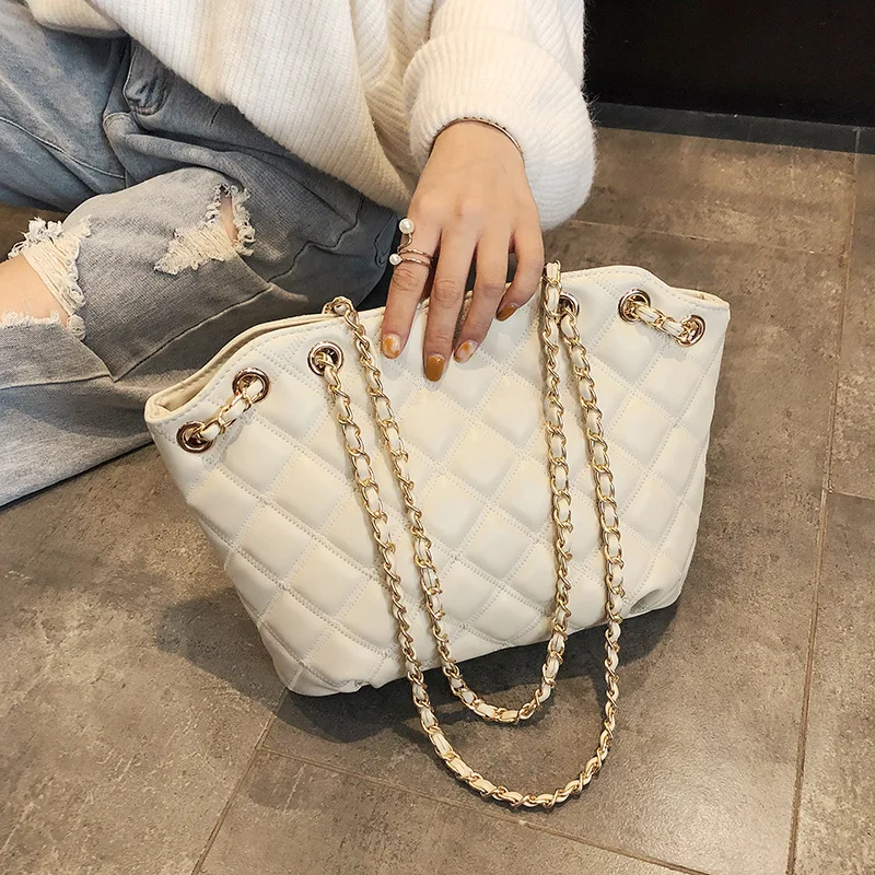 

New Arrival Big Bag Women's 2020 New Style Fashion Korean-style Versatile Shoulder Bag Chain Shoulder Bag Fashion Glorious Handb