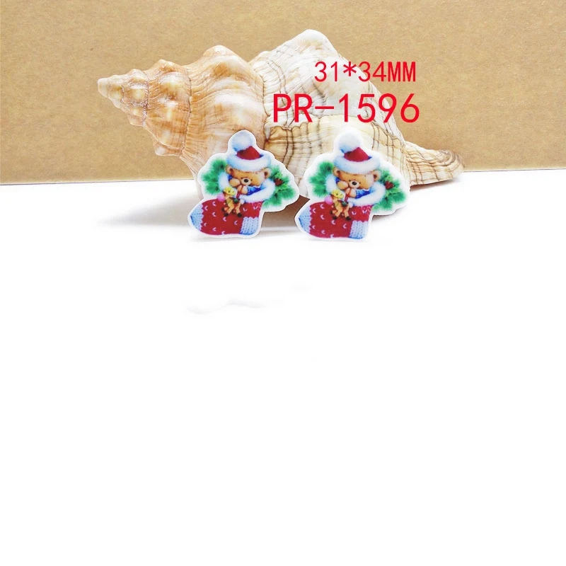 30 шт мультяшный персонаж плоское украшение из смолы pr 1881 - Цвет: 1596